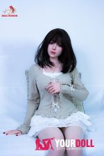 DOLLSENIOR 霓裳(Nichang) 165cm Bカップ リアルな肌質感付き ノーマル肌 フルシリコン 顎機能付き 貧乳 リアル彼女 ラブドール - 画像 (11)