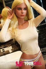 WM Dolls #202 163cm Cカップ フルシリコン 顎機能付き スーパー軽量化 ブラウン肌 ブロンド 細腰 ラブドール 新品 - 画像 (6)