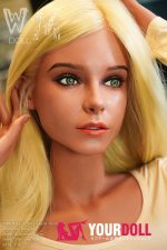 WM Dolls #202 163cm Cカップ フルシリコン 顎機能付き スーパー軽量化 ブラウン肌 ブロンド 細腰 ラブドール 新品