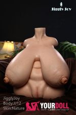 Jigglyjoy #JJ12 22kg 55cm Rカップ シリコン製 ヘッド追加可 Nature肌 トルソー 超乳 半身ラブドール - 画像 (3)