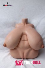Jigglyjoy #JJ12 22kg 55cm Rカップ シリコン製 ヘッド追加可 Nature肌 トルソー 超乳 半身ラブドール - 画像 (13)