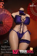Jigglyjoy #JJ28 16kg 77cm Hカップ シリコン製 ヘッド追加可 Nature肌 トルソー 巨乳 細腰 半身ラブドール - 画像 (2)