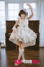 JiuShengDoll 绾绾 #109 156cm(軽量化) Bカップ フルシリコン リアルな肌質感付き ホワイト肌 楚々 お嬢ちゃん ラブドール - 画像 (15)