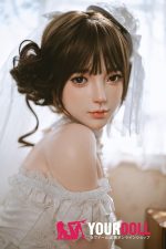 JiuShengDoll 绾绾 #109 156cm(軽量化) Bカップ フルシリコン リアルな肌質感付き ホワイト肌 楚々 お嬢ちゃん ラブドール - 画像 (5)