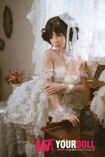 JiuShengDoll 绾绾 #109 156cm(軽量化) Bカップ フルシリコン リアルな肌質感付き ホワイト肌 楚々 お嬢ちゃん ラブドール - 画像 (11)
