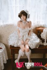 JiuShengDoll 绾绾 #109 156cm(軽量化) Bカップ フルシリコン リアルな肌質感付き ホワイト肌 楚々 お嬢ちゃん ラブドール - 画像 (17)