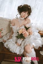 JiuShengDoll 绾绾 #109 156cm(軽量化) Bカップ フルシリコン リアルな肌質感付き ホワイト肌 楚々 お嬢ちゃん ラブドール - 画像 (2)