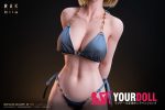 ROSEIDOL Ella 75cm 4.7kg フルシリコン フィギュア コスプレ系 植毛式ヘア&衣装特典付き ビキニ - 画像 (26)