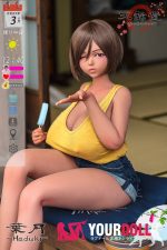 Sankaku Doll 葉月(Haduki) 154cm Mカップ ブラウン肌 片目閉じ エロ 爆乳 コスプレ系 田舎娘 ラブドール 新品 - 画像 (2)