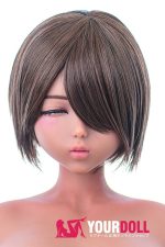 Sankaku Doll 葉月(Haduki) 154cm Mカップ ブラウン肌 片目閉じ エロ 爆乳 コスプレ系 田舎娘 ラブドール 新品 - 画像 (4)