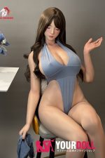 DOLLSENIOR 梦(Dream) 170cm Gカップ リアルな肌質感付き ノーマル肌 フルシリコン 顎機能付き 眠り顔 魅惑の谷間 美人姉 ラブドール - 画像 (6)