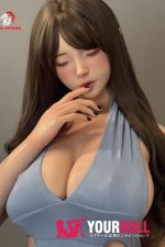 DOLLSENIOR 梦(Dream) 170cm Gカップ リアルな肌質感付き ノーマル肌 フルシリコン 顎機能付き 眠り顔 魅惑の谷間 美人姉 ラブドール