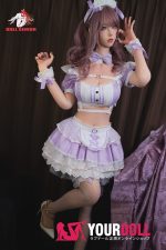 DOLLSENIOR 凛纱(Linsha) 163cm Eカップ ノーマル肌 フルシリコン 顎機能付き メイド 美人 巨乳 ラブドール - 画像 (4)