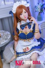 Strawberry Garden 妍璃 159cm Cカップ フルシリコン 顎機能追加可 ボディ選択可 コスプレ系 メイド ラブドール - 画像 (8)