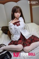 Strawberry Garden 白桃 149cm Cカップ フルシリコン 顎機能付き ボディ選択可 楚々 妹系 ラブドール - 画像 (2)