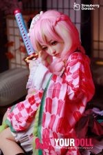 Strawberry Garden 白桃 149cm Cカップ フルシリコン 顎機能付き ボディ選択可 コスプレ系 綺麗 ラブドール - 画像 (4)