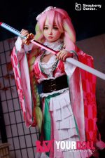 Strawberry Garden 白桃 149cm Cカップ フルシリコン 顎機能付き ボディ選択可 コスプレ系 綺麗 ラブドール - 画像 (8)