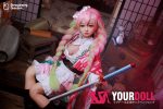 Strawberry Garden 白桃 149cm Cカップ フルシリコン 顎機能付き ボディ選択可 コスプレ系 綺麗 ラブドール - 画像 (19)