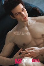 Realing doll 利奥 178cm フルシリコン 顎機能付き ペニス選択可 腹筋割れ 熟男 アジア系 男性型ラブドール 新品 - 画像 (4)