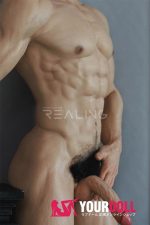 Realing doll 利奥 178cm フルシリコン 顎機能付き ペニス選択可 腹筋割れ 熟男 アジア系 男性型ラブドール 新品 - 画像 (21)