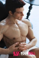 Realing doll 利奥 178cm フルシリコン 顎機能付き ペニス選択可 腹筋割れ 熟男 アジア系 男性型ラブドール 新品 - 画像 (5)