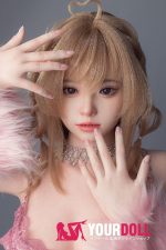 JiuShengDoll Mia #22-B 148cm Bカップ フルシリコン リアルな肌質感付き 顎機能付き ノーマル肌 ギャル ちっぱい ラブドール - 画像 (4)
