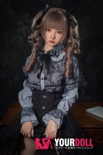 JiuShengDoll 小柔 #103-B 148cm Bカップ フルシリコン リアルな肌質感付き 顎機能付き ノーマル肌 お嬢ちゃん ラブドール - 画像 (7)