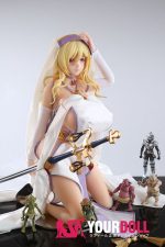 Otaku Doll 65cm 3KG 1穴あり ビニール製のヘッド+シリコンボディ 二種類の顔あり 画像通りの服x2付き 爆乳 聖女 エロ オナホール 予約販売 新品 - 画像 (15)