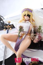 Otaku Doll 65cm 3KG 1穴あり ビニール製のヘッド+シリコンボディ 二種類の顔あり 画像通りの服x2付き 爆乳 聖女 エロ オナホール 予約販売 新品 - 画像 (12)