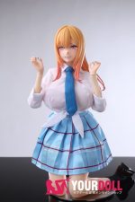 Otaku Doll 65cm 3KG 1穴あり ビニール製のヘッド+シリコンボディ 画像通りの服x2付き ギャル 爆乳 オナホール 予約販売 新品 - 画像 (4)
