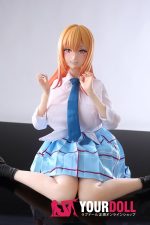 Otaku Doll 65cm 3KG 1穴あり ビニール製のヘッド+シリコンボディ 画像通りの服x2付き ギャル 爆乳 オナホール 予約販売 新品 - 画像 (9)
