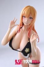 Otaku Doll 65cm 3KG 1穴あり ビニール製のヘッド+シリコンボディ 画像通りの服x2付き ギャル 爆乳 オナホール 予約販売 新品 - 画像 (2)