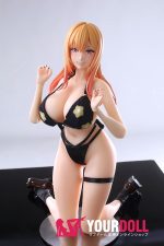 Otaku Doll 65cm 3KG 1穴あり ビニール製のヘッド+シリコンボディ 画像通りの服x2付き ギャル 爆乳 オナホール 予約販売 新品 - 画像 (10)