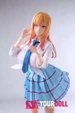 Otaku Doll 65cm 3KG 1穴あり ビニール製のヘッド+シリコンボディ 画像通りの服x2付き ギャル 爆乳 オナホール 予約販売 新品 - 画像 (6)