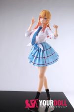 Otaku Doll 65cm 3KG 1穴あり ビニール製のヘッド+シリコンボディ 画像通りの服x2付き ギャル 爆乳 オナホール 予約販売 新品 - 画像 (14)